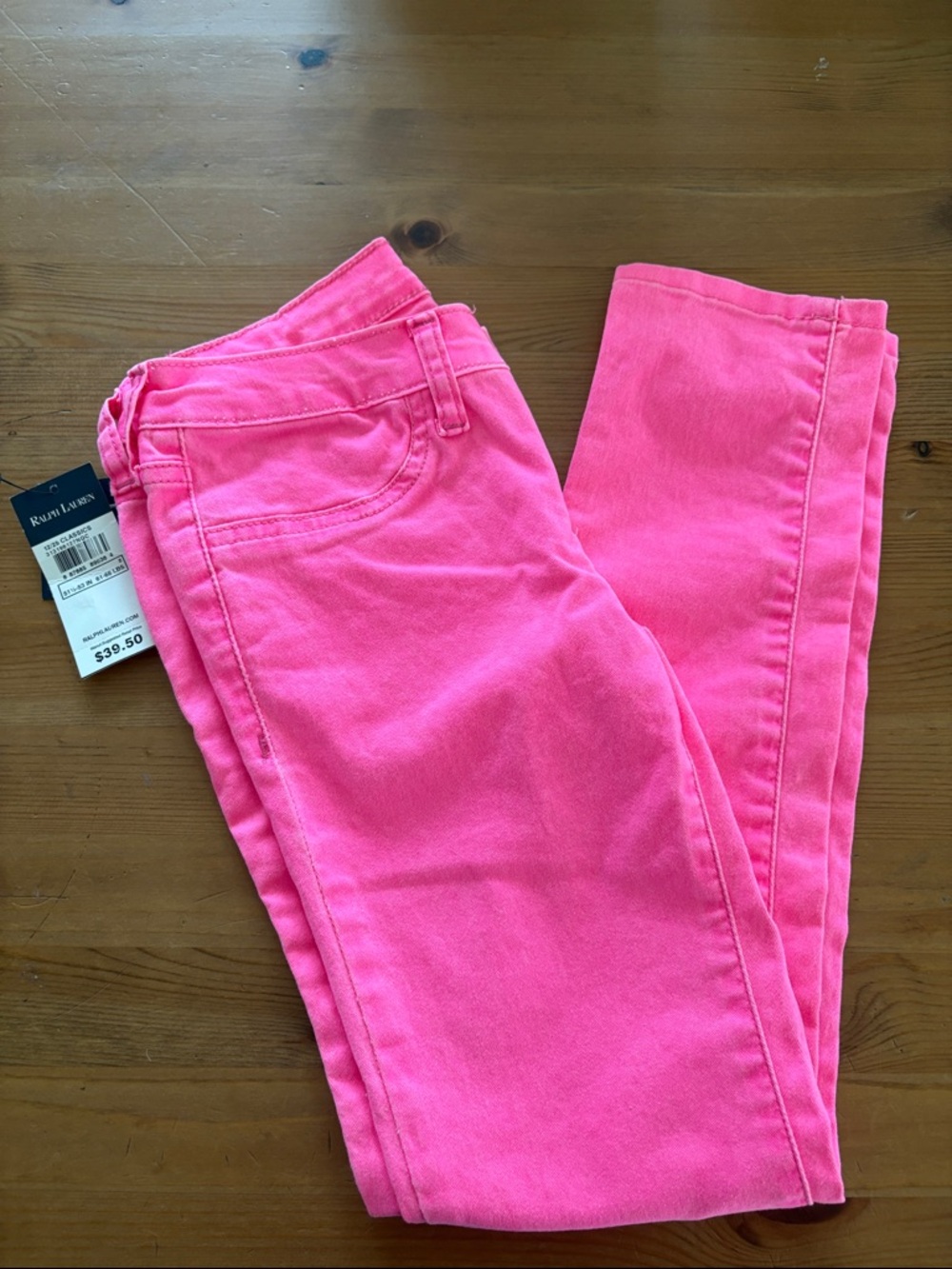 Ralph Lauren Hot Pink Skinny Jeans